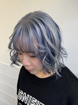 アルファバイオリカ(ALPHA by ORIKA)&nbsp;ペールシルバー×ネイビーブルー