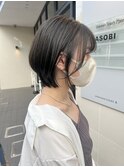 オリーブグレージュ　20代/30代/ブリーチなし