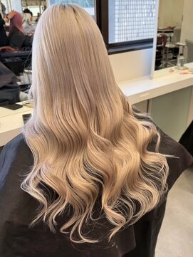 ベレーザ 渋谷(BELEZA) 12273ミルクティーベージュ姫カットレイヤー韓国くすみベージュ