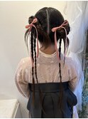 お団子ツインアレンジ