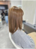 ミディアムストレート