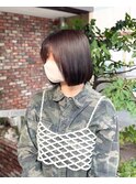 広がらないボブ/ボブ/切りっぱなしボブ/20代30代40代