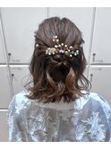 結婚式ハーフアレンジ★
