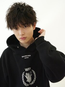 キャンバス バイ ネオリーブ 横浜西口(Canvas by neo.) 横浜★波巻きツイストスパイラルパーマ　メンズパーマ