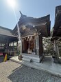 バーバームトン(barber mouton) 休日は神社で浄化!清いスポット大好きです。