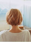 切りっぱなしボブスタイル【髪質改善/ヘッドスパ/いわき】