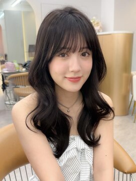 ロンド エスポワール 錦糸町(Lond espoir) ■くびれヘア/アプリコットオレンジ/髪質改善/縮毛矯正/前髪15