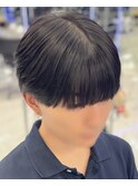 韓国マッシュ／ラウンドマッシュ／ニュアンスパーマ／フェザー