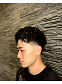 ツーブロックテーパーフェード
