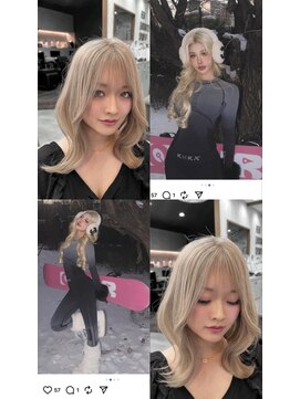 アグ ヘアー エミュ 和歌山駅前店(Agu hair emu) 【LADY】私の美女☆キューティーハニーティーミディロング