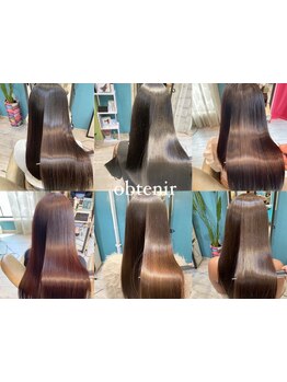 髪質に合わせお悩み解決◎うねりやクセを改善し、シルクのような指通りと滑らかな質感にファン多数！