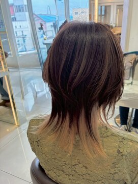 フィッツ(Fits) イチオシ☆ウルフ×インナーカラー