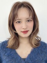 ミンクスリッカ 表参道(MINX RICCa) ふんわり巻きが簡単に決まるミディアムレイヤースタイル