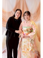 チーモ ハッピー ヘア メイク(CheeMo happy hair make)&nbsp;成人の集いと家族の笑顔の写真撮影