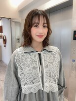 アンバー 池袋(amber)&nbsp;ウェーブヘア/レイヤーボブ/ニュアンスパーマ［池袋駅］
