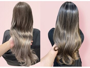 桃の木 ヘアー(桃の木 hair)の写真/"ケア×デザイン"両方妥協したくない方へ*カラー後のダメージケアにも◎髪の芯から潤いのあるツヤ感に☆
