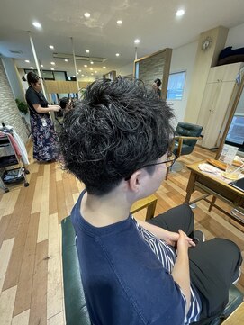 ルッカランス 王子店(Lucca Lance) ８月　バチイケ簡単セットメンズパーマ