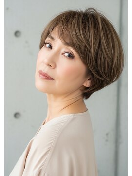 プラグ ヘアーデザイン 大名店(PLUG hair design) *ショートボブ/ショートヘア/脱白髪染め/白髪ぼかし/髪質改善