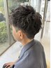 【人気NO.4】メンズ人気！カット＆デザインパーマ＆プレケア　￥14300→￥8250