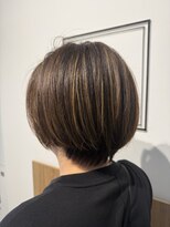 ギルド 東久留米店(GUILD)&nbsp;ハイライト×ショートボブで立体感