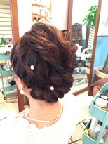 ロカット サロン(Roquat Salon)&nbsp;なみパールピンアレンジ【ヘアセット　立川 /立川南/浴衣/袴】