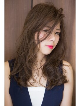 リンネ ヘアサロン(linne hairsalon) 分け目でグッと決まる☆こなれロング