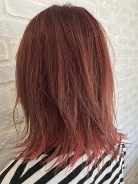 フェーデヘアーデザイン(fede hair design) インナーレッドボブ