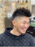 ピンパーマ「After」