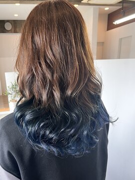 プリーモ ヘアー レガロ(Primo hair REGALO) 【REGALO】グラデーションカラーベビーブルー