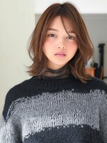 アグ ヘアー レオン 紫原店(Agu hair leon)&nbsp;《Agu hair》レイヤーニュアンス外ハネミディ