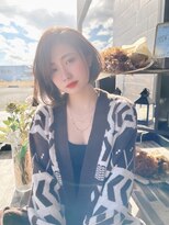 リード バイ ラグーン(LEAD by LAGOON)&nbsp;ショートカットショートボブベージュカラーグレージュカラー