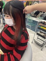 ロンドルーチェ 心斎橋(Lond luce)&nbsp;ダークアッシュ/ミディアムレイヤーカット［髪質改善/縮毛矯正］