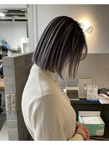 タオ 河原町(Tao) ボブとバレイヤージュ