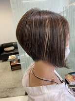 ヘアーアンドアート ルミナ(HAIR&ART LUMINA) 【佐々木】前下がりシャープボブ