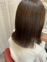 ロマンヤカタ ファース(ROMAN YAKATA fars) 髪質改善 美髪ケア 切りっぱなしボブ@田代10/28