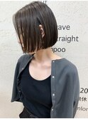 【morio札幌】札幌ボブ　大人かわいい黒髪あごラインボブ