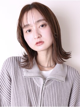 ヨファ ヘアー 芦屋店(YOFA hair) 似合わせカットイメチェン外ハネセミディハッシュカット0202