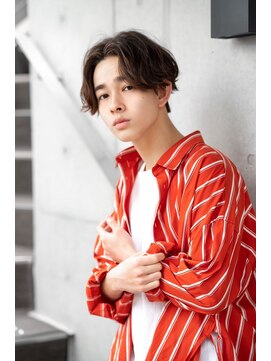 ハバナ 渋谷(HAVANA) 束感モテる/ツーブロック/センターパート/ニュアンスパーマ