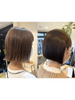 ダメージレス×透明感カラーなら《SHEEFT》にお任せください！理想とするヘアカラーが実現します♪