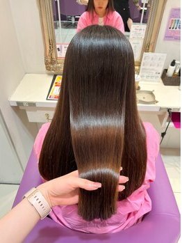 ハピネス 河原町店(Happiness)の写真/<ノンダメージサロン認定>ダメージを抑えクセやうねりを解消！髪質改善極みストレート【河原町駅徒歩5分】