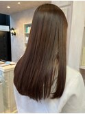 福山人気髪質改善ストレート艶髪美髪20代30代40代ブラウンカラー