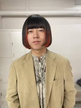 フルールデリズ(fleur de lis) ◇メンズボブ×オレンジインナー