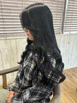 ヘブンリー(heavenly)&nbsp;韓国風黒髪/韓国風ヘア/黒髪ヘア/グレーブラック/ブルーブラック