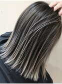 【AXIS】バレイヤージュ×肩下ミディ