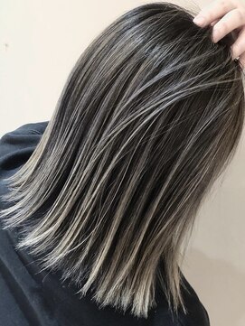 アクシス 山形天童店(AXIS) 【AXIS】バレイヤージュ×肩下ミディ