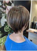 白髪ぼかし◇ナチュラルショート