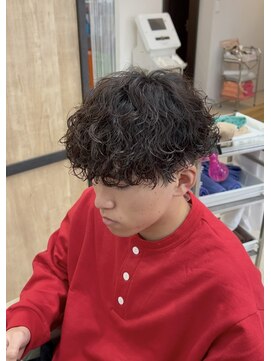 メンズギフト(men's GIFT) 刈り上げツーブロック波巻きスパイラルパーマメンズマッシュ