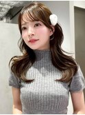 韓国ヘア/レイヤーカット/顔まわりカット/前髪カット/縮毛矯正
