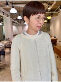 刈り上げマッシュ/ショート