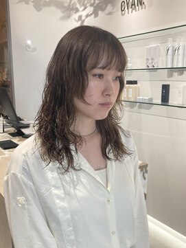 シアン 大須店(CYAN.) 縮毛履歴あり！顔周りレイヤーパーマ